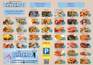 El Tintero menu