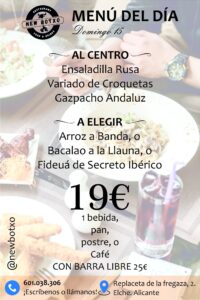 menu del dia